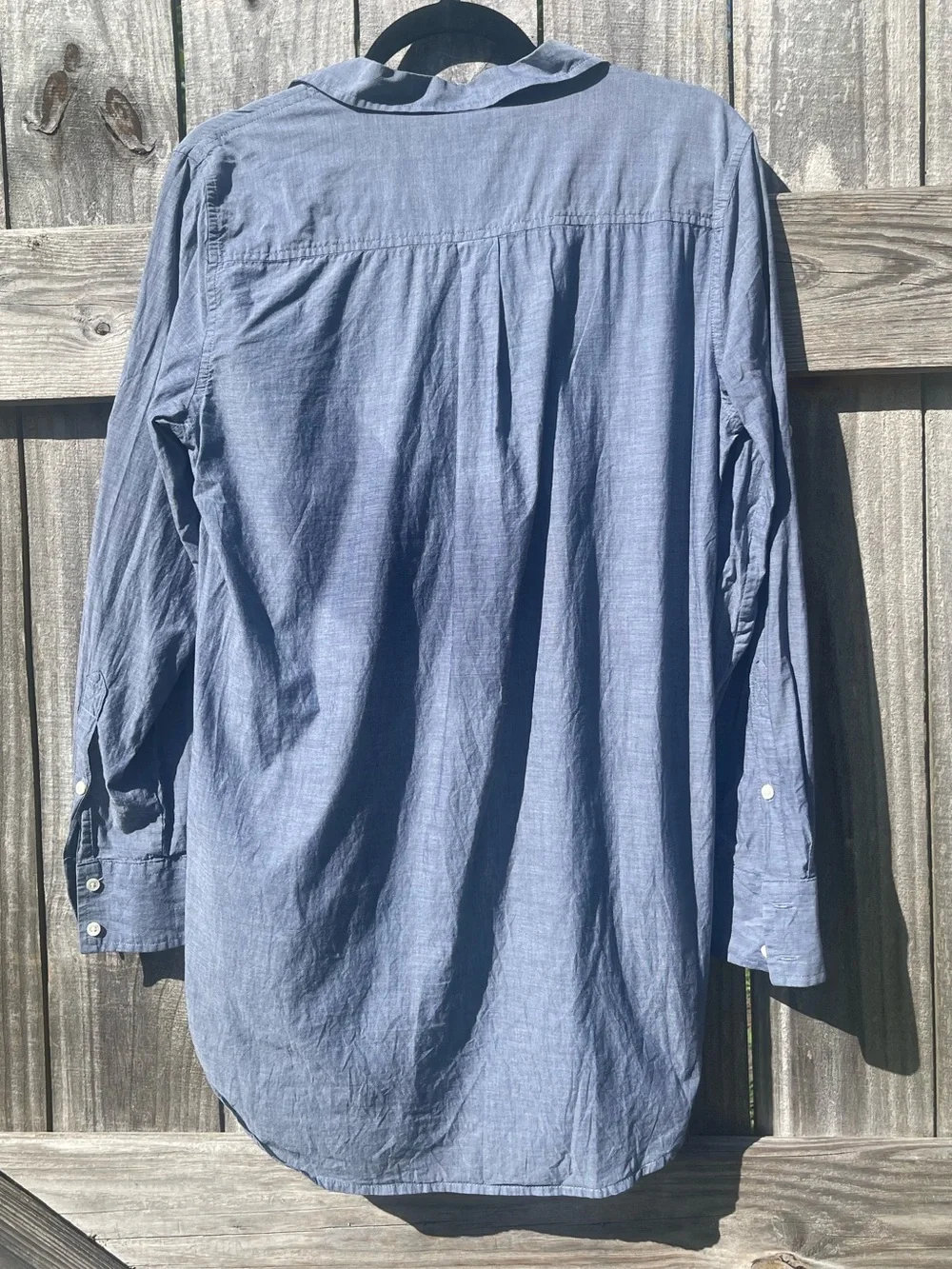 J. Crew Light Chambray Blue Tunic Mini Dress